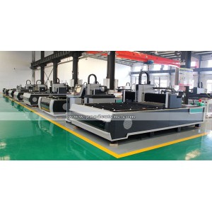 GC1530F 2023 Best Metal Steel Aluminum Cutter 1.5KW 2KW 4KW  8KW 12KW Fiber Laser Cutting Machine 