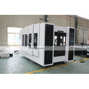 GC1530FC Whole Protective Cover 6000W High Power 6x12 Fiber Laser Metal Cutting Machine with Exchange Pallet for Sale 