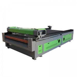 GC-1625LA Automatic Feeding CO2 Laser Engraving Cutting Machine for Cloth Leather Fabric 