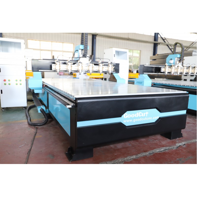 GoodCut GC1325-6H Multi Head 2/4/6/8 Spindle China Manufacturer Wood Door Design Machine with Good Price 