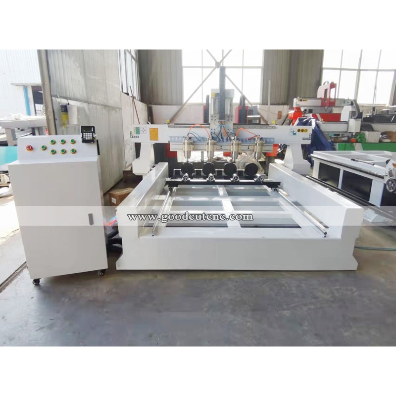 GC-4R Multi Spindle Wood CNC Router with 4 Spindle and 4 Rotary for Sale at Cost Price 