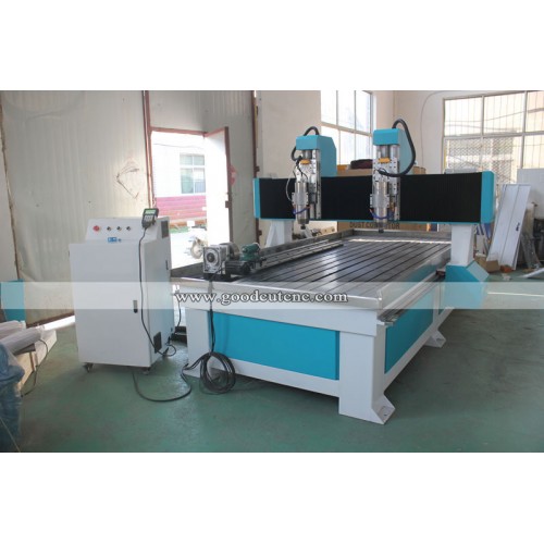 GC1325-2H-TR Industrial 4 Axis CNC Wood Router with Drum Automatic Tool Changer Kit for Sale at Cost Price