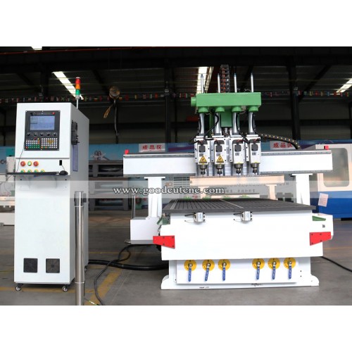 GC1325-P4 Multi Pneumatic Spindle Wood CNC Router for Sale at Cost Price 