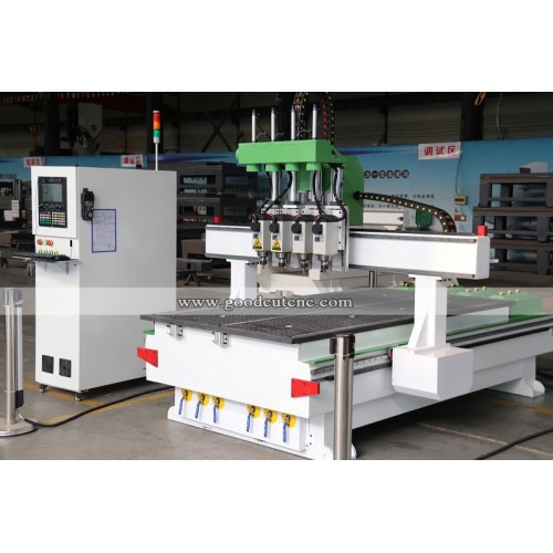 GC1325-P4 Multi Pneumatic Spindle Wood CNC Router for Sale at Cost Price 