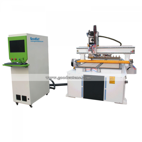 GC1325ATC GoodCut Linnear Atc Cnc Router with Tool Changer for Kitchen Cabinet Door Making