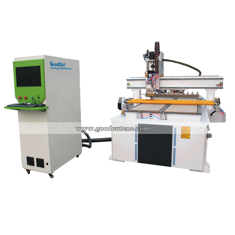 GC1325ATC GoodCut Linnear Atc Cnc Router with Tool Changer for Kitchen Cabinet Door Making 