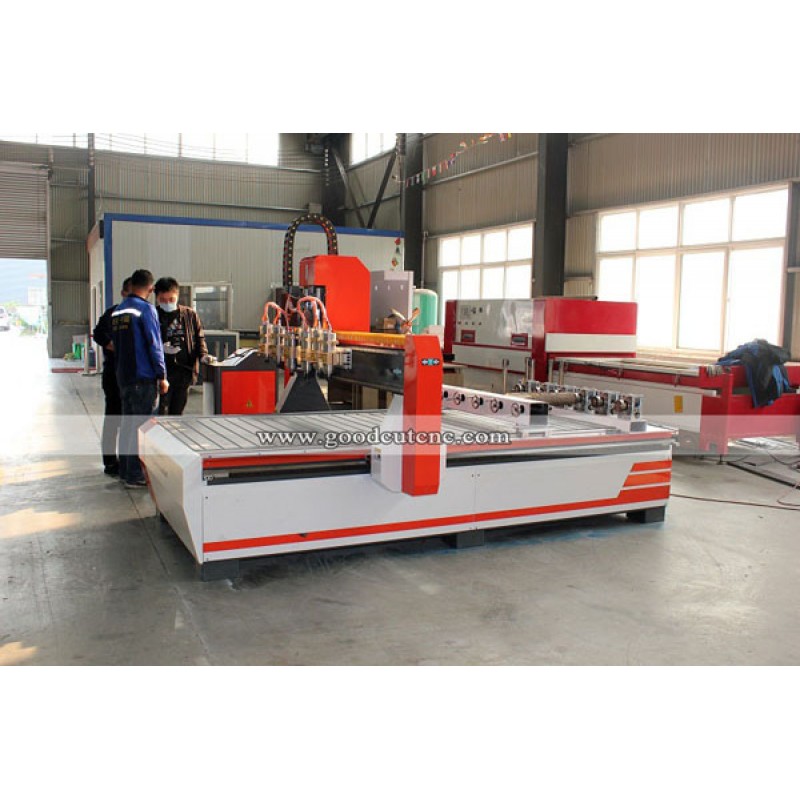 GC1530-6R 4 axis 6 Spindle 6 Rotary Axis Cnc Router Machine For Wood Board and Legs 