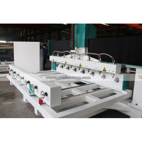 GC1530-8R Multi Heads 8 Spindle 8 Rotary Axis Cnc Router Machine For 3D Furniture Legs for Sale at Cost Price 