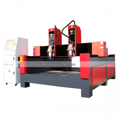 GC1625S-2H 1625 Stone CNC Router Machine with Double Heads for Sale at Low Price