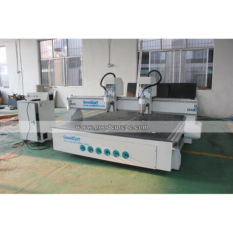 GC2030-2H 1000w 4 head cnc router machine for wood 1500*1500mm 