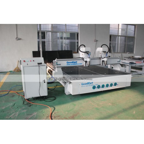 GC2030-2H 1000w 4 head cnc router machine for wood 1500*1500mm