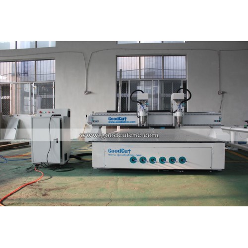 GC2030-2H 1000w 4 head cnc router machine for wood 1500*1500mm