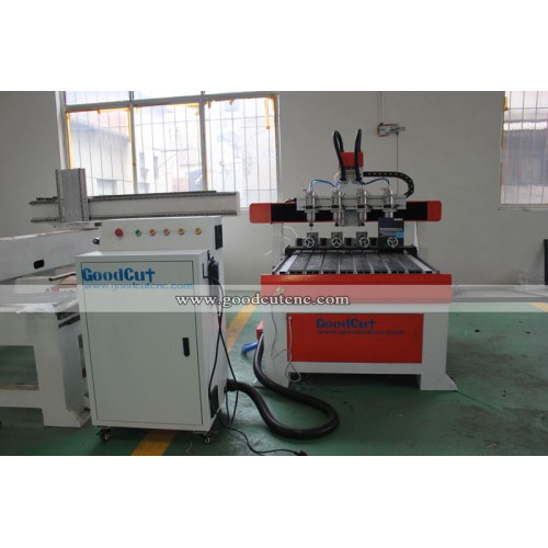 GC6090-4R Rotary 4th Axis Hobby CNC Router for Sign Making with Wood MDF Aluminum