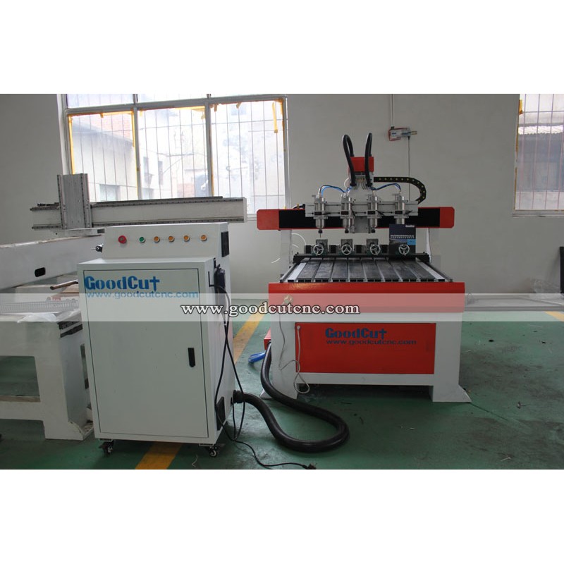 GC6090-4R Rotary 4th Axis Hobby CNC Router for Sign Making with Wood MDF Aluminum 