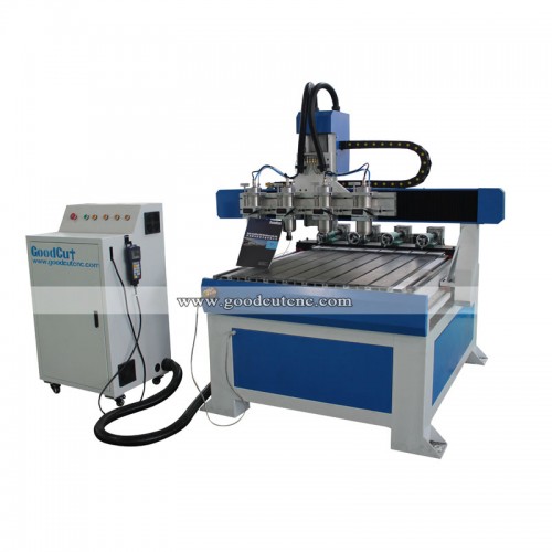 GC6090-4R Rotary 4th Axis Hobby CNC Router for Sign Making with Wood MDF Aluminum