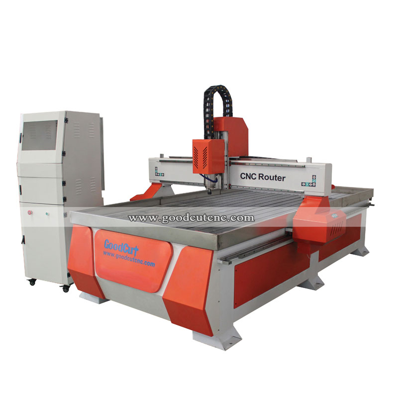 GC-1325W CNC Router with Water Tank for Wood Aluminum Artificial Marble Sand Plastic Sheeting PVC Pipe Cutting Milling Carving