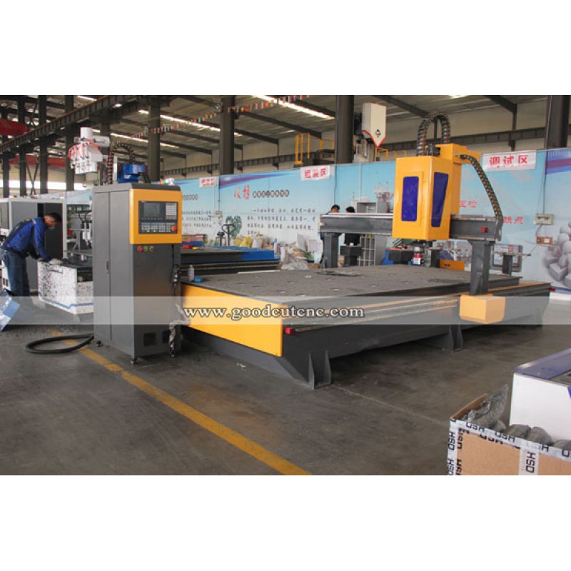 GC1325ATC-C Axis Italy HSD C Axis ATC Machine Automatic Tool Changer CNC Router Syntec 60WE Control System for Kitchen Cabinet Doors Furnitures Making