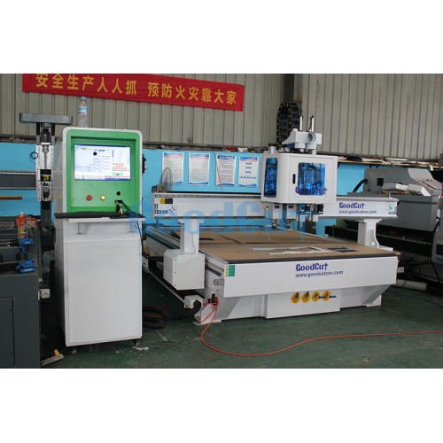 GC-1325O 2023 Best CNC Router with Oscillating Knife Cutting System Automatic Digital Cutter