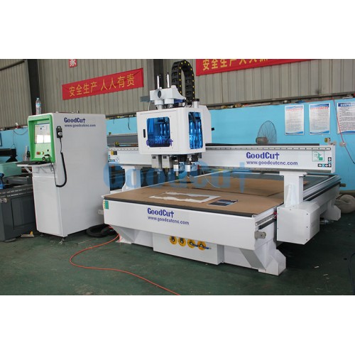 GC-1325O 2023 Best CNC Router with Oscillating Knife Cutting System Automatic Digital Cutter