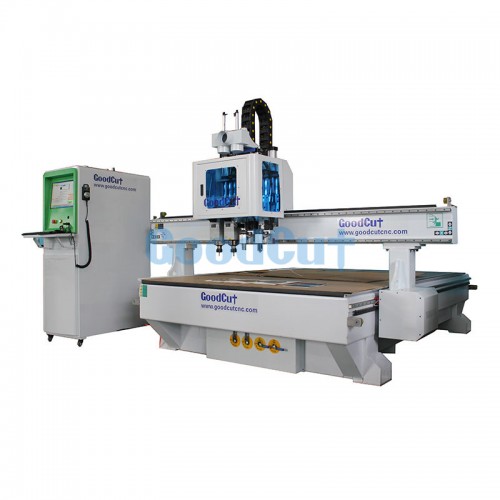 GC-1325O 2023 Best CNC Router with Oscillating Knife Cutting System Automatic Digital Cutter