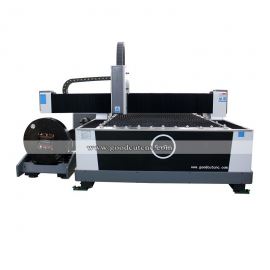 GC-1530FR Industrial 5x10Feet Fiber Laser Metal Cutting Machine for Sale at Cost Price 