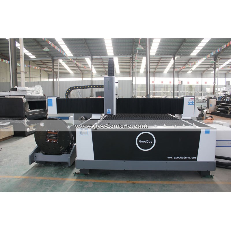 GC-1530FR Industrial 5x10Feet Fiber Laser Metal Cutting Machine for Sale at Cost Price  