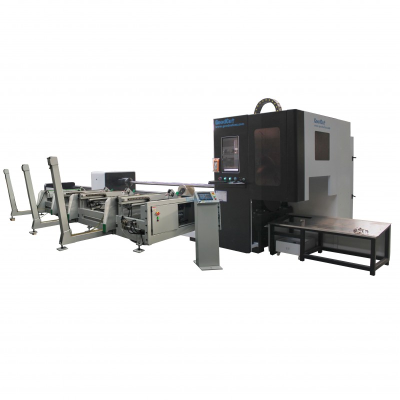 GoodCut GC-FRA Auto Feeding 3000w 12KW 30KW Fiber Laser Cutting Machine for Metal Tube Pipe