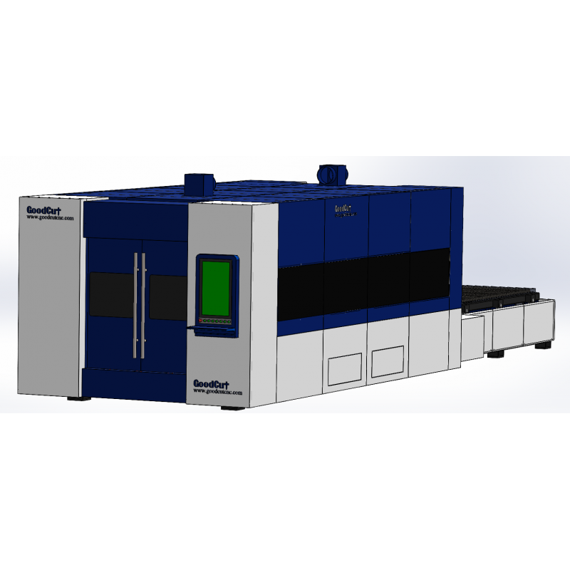 GC-1530FC-D New Design 3KW 12KW 20KW 30KW High Power Fully Enclose Fiber Laser Cutting Machine Manufacturers Price