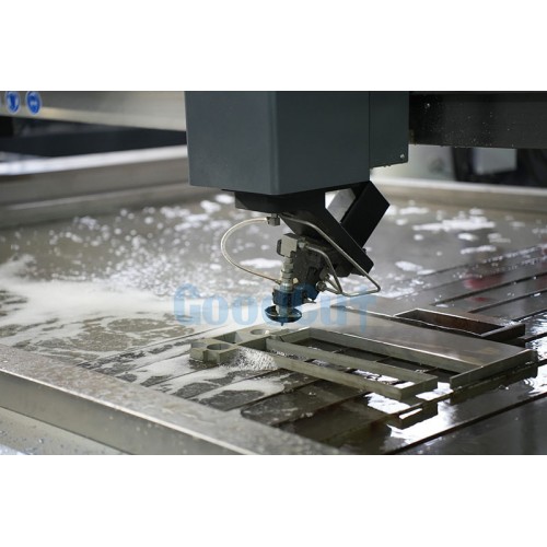 GoodCut GC4020WJ-5A 5axis Water Jet Cutting Machine for Stone Marble Metal Glass Bevel Cut with Heavy Machine Body 