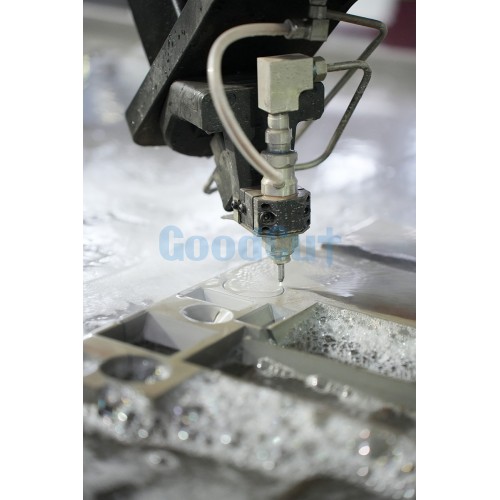 GoodCut GC4020WJ-5A 5axis Water Jet Cutting Machine for Stone Marble Metal Glass Bevel Cut with Heavy Machine Body 